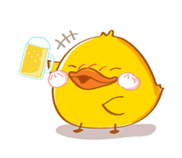PEDPAO, The happiness duck 2 sticker #4107234