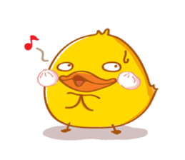 PEDPAO, The happiness duck 3 sticker #4107725