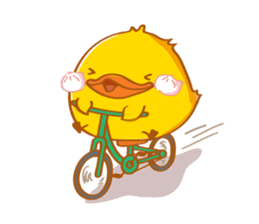 PEDPAO, The happiness duck 3 sticker #4107732