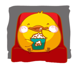 PEDPAO, The happiness duck 3 sticker #4107734