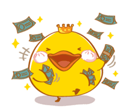 PEDPAO, The happiness duck 3 sticker #4107737