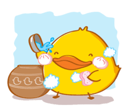 PEDPAO, The happiness duck 3 sticker #4107743