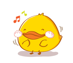 PEDPAO, The happiness duck 3 sticker #4107744