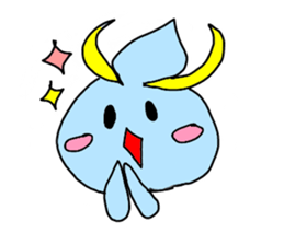 majinsan with food friends sticker #4108920