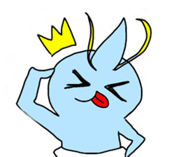 majinsan with food friends sticker #4108921