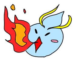 majinsan with food friends sticker #4108924