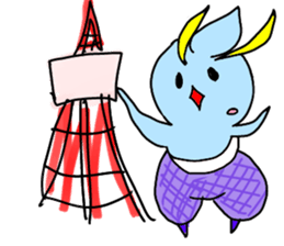 majinsan with food friends sticker #4108926