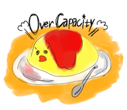 majinsan with food friends sticker #4108955