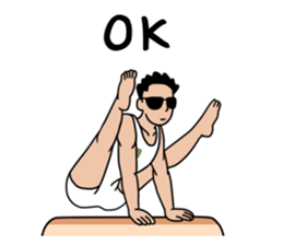 Gym Man English edition sticker #4109241