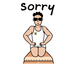 Gym Man English edition sticker #4109243