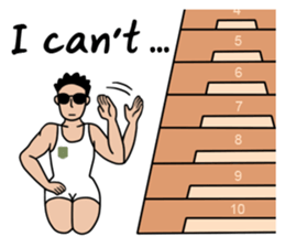 Gym Man English edition sticker #4109247