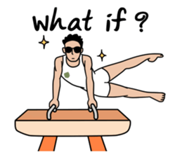 Gym Man English edition sticker #4109248