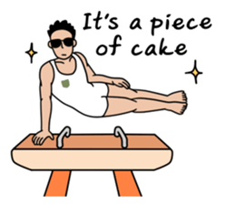 Gym Man English edition sticker #4109250