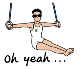 Gym Man English edition sticker #4109253