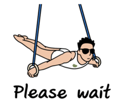 Gym Man English edition sticker #4109254