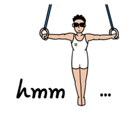 Gym Man English edition sticker #4109256