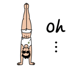 Gym Man English edition sticker #4109262