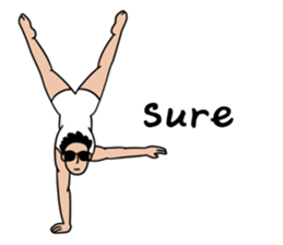 Gym Man English edition sticker #4109263