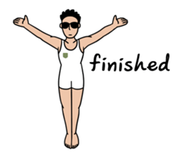 Gym Man English edition sticker #4109265