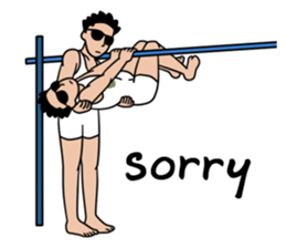 Gym Man English edition sticker #4109266