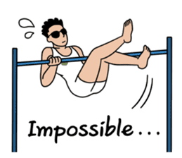 Gym Man English edition sticker #4109268