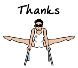 Gym Man English edition sticker #4109272