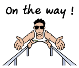 Gym Man English edition sticker #4109273