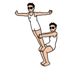 Gym Man English edition sticker #4109278