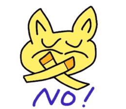 hennteko cat sticker #4109728
