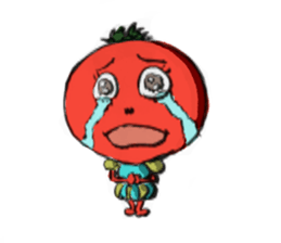 tomako-chan of tomato country sticker #4109884