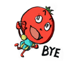tomako-chan of tomato country sticker #4109886