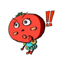 tomako-chan of tomato country sticker #4109887
