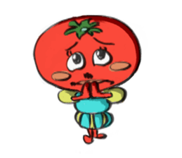 tomako-chan of tomato country sticker #4109890