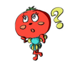 tomako-chan of tomato country sticker #4109894