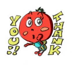 tomako-chan of tomato country sticker #4109897