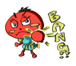 tomako-chan of tomato country sticker #4109898