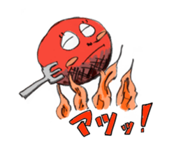 tomako-chan of tomato country sticker #4109905