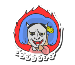 Girl of blue hair2 sticker #4110071