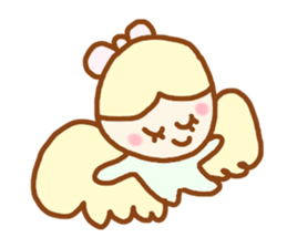 ponopono angel sticker #4110329