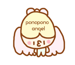 ponopono angel sticker #4110330