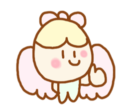 ponopono angel sticker #4110344