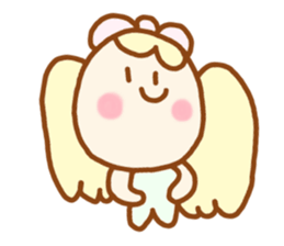 ponopono angel sticker #4110351