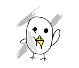 Chick over becomes  a chicken sticker #4110524