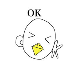 Chick over becomes  a chicken sticker #4110552