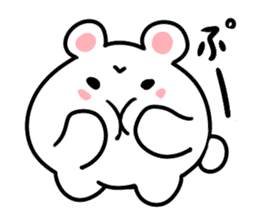 Angry Cute Bear sticker #4110602