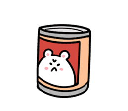 Angry Cute Bear sticker #4110606