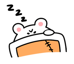 Angry Cute Bear sticker #4110617