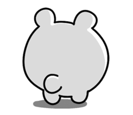 Angry Cute Bear sticker #4110620