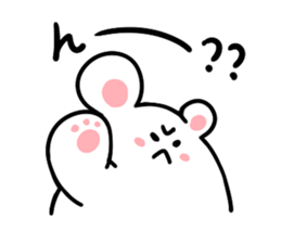 Angry Cute Bear sticker #4110623