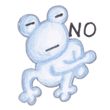 Warm fuzzy frog sticker #4110953